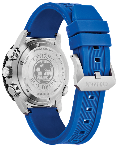 Promaster Sailhawk Black Dial Polyurethane Strap JR4068 01E CITIZEN